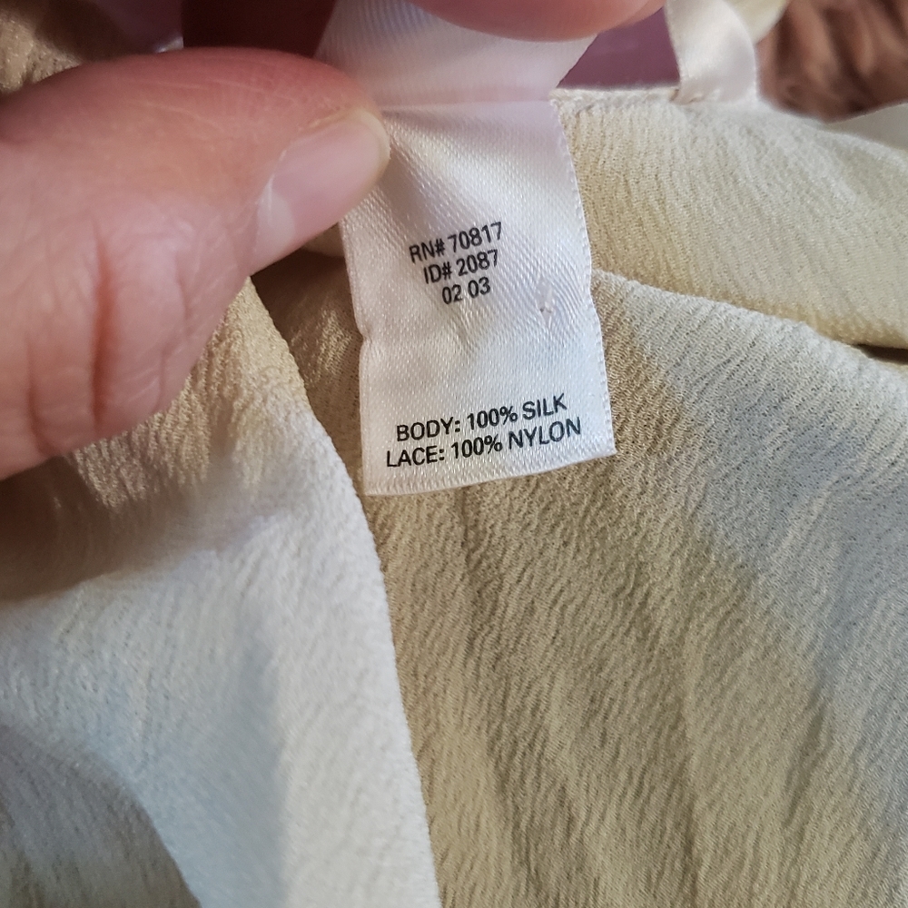 Vintage Victoria's Secret Silk Babydoll - Picture 14 of 14